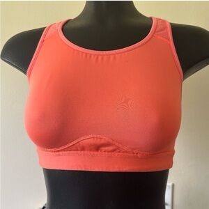 Old Navy Active Racerback Sports Bra in Coral Orange